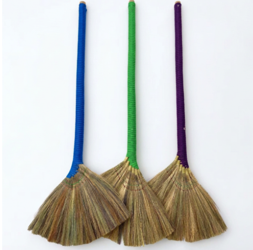 Bulk natural soft grass brooms for export - Wholesale supply of eco-friendly, biodegradable indoor cleaning brooms for international importers and zero-waste retailers